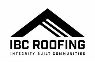IBC ROOFING INTEGRITY BUILT COMMUNITIES logo