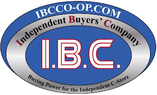 IBCCO-OP.COM INDEPENDENT BUYERS' COMPANY I.B.C. BUYING POWER FOR THE INDEPENDENT C-STORE logo