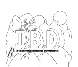 I.B.D. INTERNATIONAL BROTHERHOOD OF DOMINOLOGIST logo