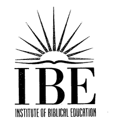 IBE INSTITUTE OF BIBLICAL EDUCATION logo