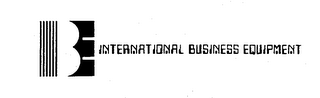 IBE INTERNATIONAL BUSINESS EQUIPMENT logo