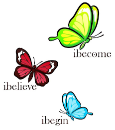 IBECOME IBELIEVE IBEGIN logo