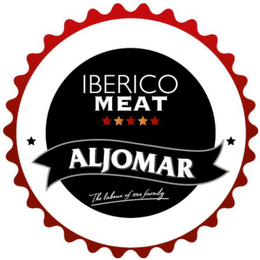 IBERICO MEAT ALJOMAR THE LABOUR OF ONE FAMILY logo