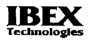 IBEX TECHNOLOGIES logo