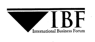 IBF INTERNATIONAL BUSINESS FORUM logo