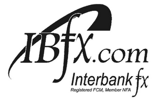IBFX.COM INTERBANK FX REGISTERED FCM, MEMBER NFA logo