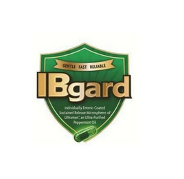 IBGARD GENTLE FAST RELIABLE INDIVIDUALLY ENTERIC-COATED SUSTAINED RELEASE MICROSHERES OF ULTRAMEN, AN ULTRA-PURIFIED PEPPERMINT OIL logo