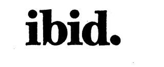 IBID. logo