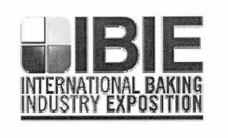 IBIE INTERNATIONAL BAKING INDUSTRY EXPOSITION logo