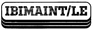 IBIMAINT/LE logo