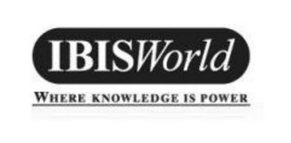 IBISWORLD WHERE KNOWLEDGE IS POWER logo