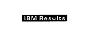 IBM RESULTS logo