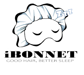 IBONNET GOOD HAIR, BETTER SLEEP ZZZ logo