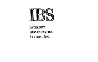 IBS INTERNET BROADCASTING SYSTEM, INC. logo
