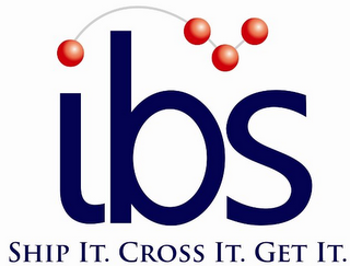 IBS SHIP IT. CROSS IT. GET IT. logo