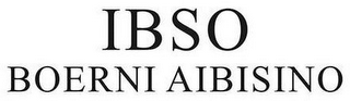IBSO BOERNI AIBISINO logo