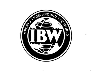 IBW IMPORTS FROM AROUND THE WORLD logo