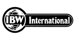 IBW INTERNATIONAL logo