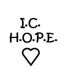 I.C. H.O.P.E. logo