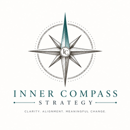 IC  INNER COMPASS STRATEGY  CLARITY. ALIGNMENT. MEANINGFUL CHANGE. logo