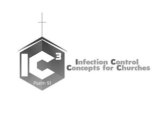 IC3, PSALM 91, INFECTION CONTROL CONCEPTS FOR CHURCHES logo