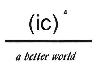 (IC)4 A BETTER WORLD logo