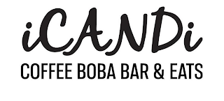 ICANDI COFFEE BOBA BAR & EATS logo