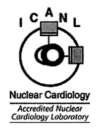 ICANL NUCLEAR CARDIOLOGY ACCREDITED NUCLEAR CARDIOLOGY LABORATORY logo