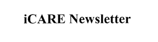 ICARE NEWSLETTER logo