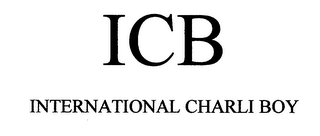 ICB INTERNATIONAL CHARLI BOY logo