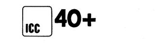 ICC 40+ logo