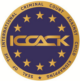 ICCACK SEAL OF THE INTERNATIONAL CRIMINAL COURT AGAINST CHILD KIDNAPPING logo