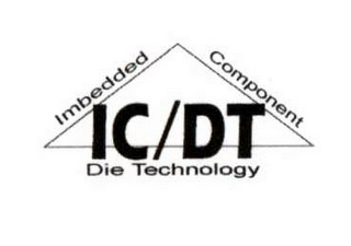 IC/DT IMBEDDED COMPONENT DIE TECHNOLOGY logo