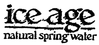 ICE-AGE NATURAL SPRING WATER logo