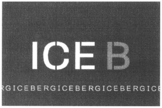 ICE B ICEBERG logo