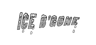 ICE B'GONE logo