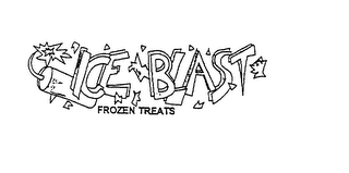 ICE BLAST FROZEN TREATS logo