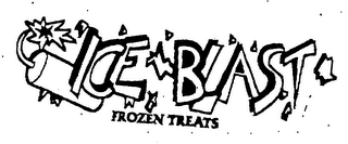 ICE BLAST FROZEN TREATS logo