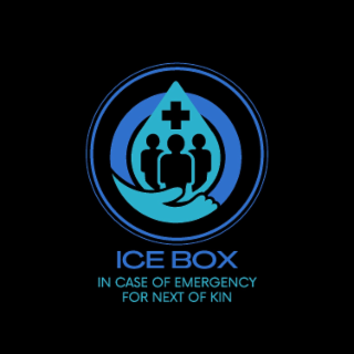 ICE BOX IN CASE OF EMERGENCY FOR NEXT OF KIN logo