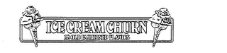 ICE CREAM CHURN 28 OLD FASHIONED FLAVORS logo