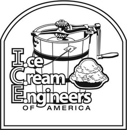 I.CE C.REAM E.NGINEERS OF AMERICA logo