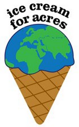 ICE CREAM FOR ACRES logo