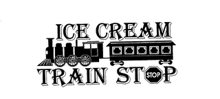 ICE CREAM TRAIN STOP logo