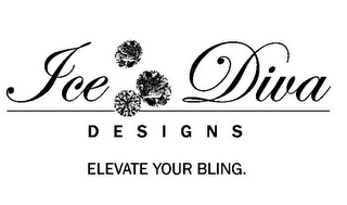 ICE DIVA DESIGNS ELEVATE YOUR BLING. logo