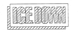 I.C.E. DOWN logo