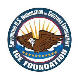 ICE FOUNDATION SUPPORTING US IMMIGRATION AND CUSTOMS ENFORCEMENT logo