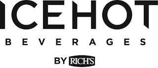 ICE HOT BEVERAGES BY RICH'S logo