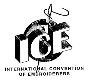 ICE INTERNATIONAL CONVENTION OF EMBROIDERERS logo