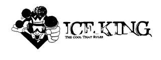 ICE KING THE COOL THAT RULES logo
