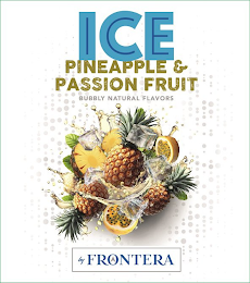 ICE PINEAPPLE & PASSION FRUIT BUBBLY NATURAL FLAVORS BY FRONTERA logo